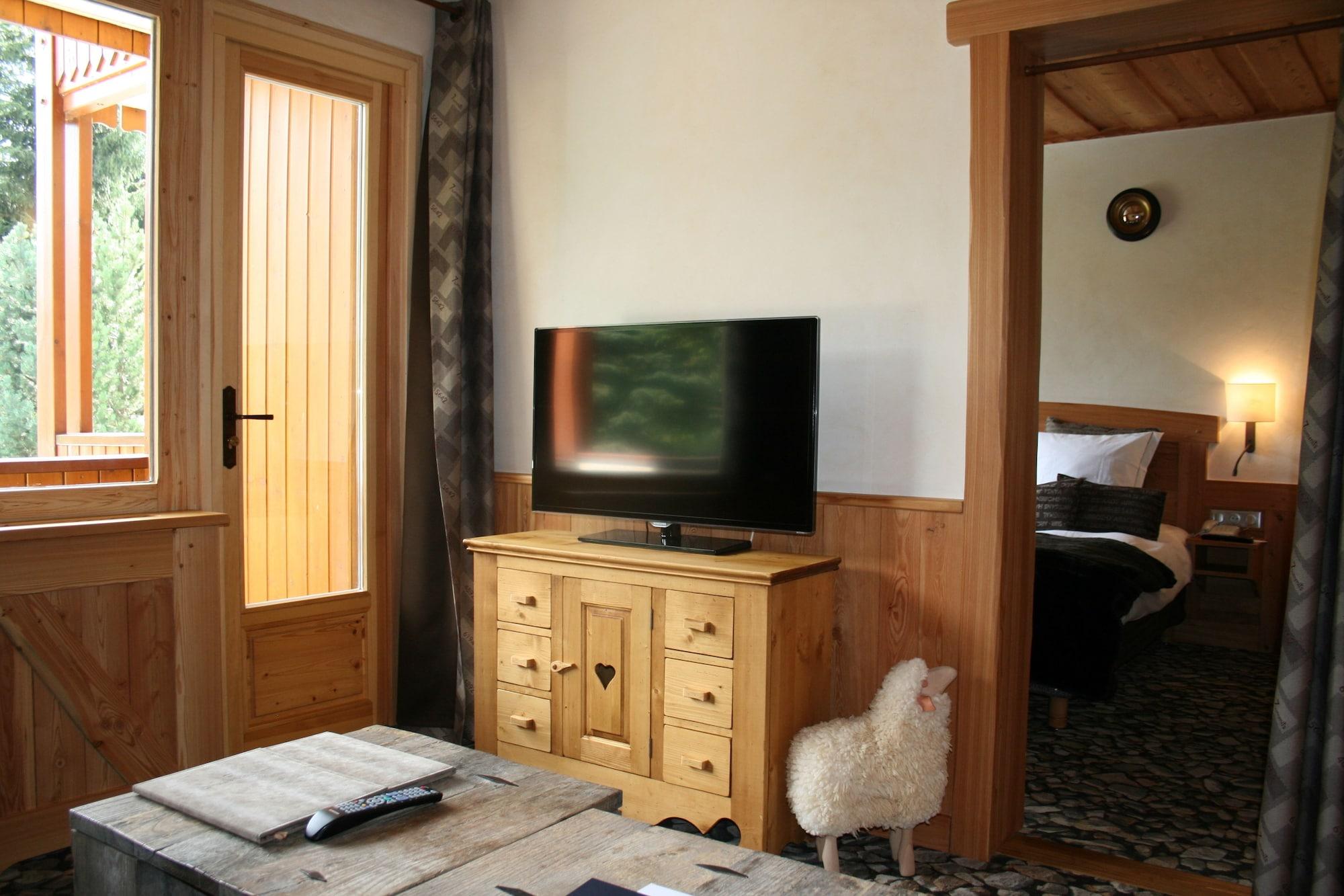 Hotel Chalet Mounier Лес дьо Алпс Екстериор снимка
