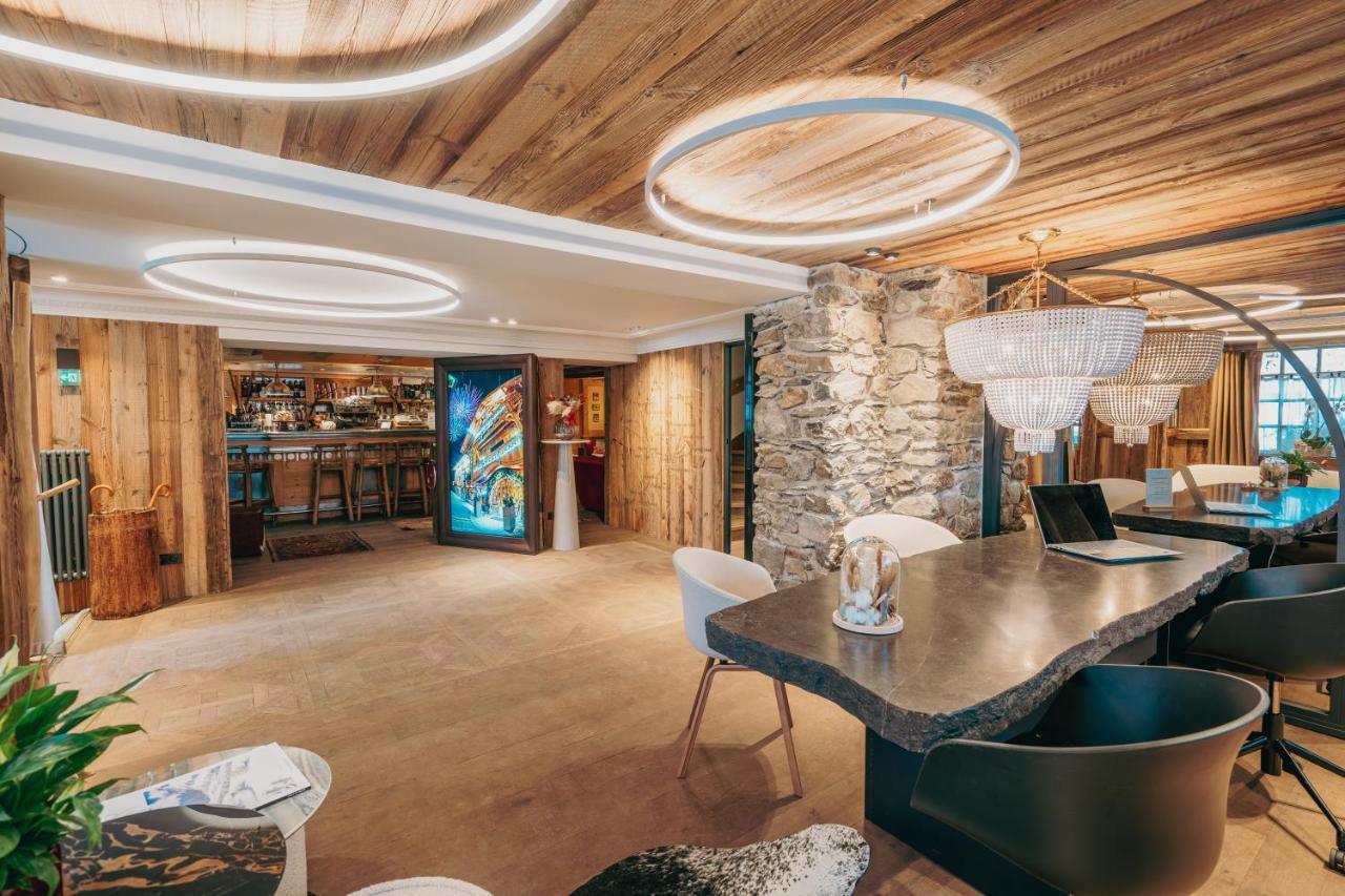 Hotel Chalet Mounier Лес дьо Алпс Екстериор снимка