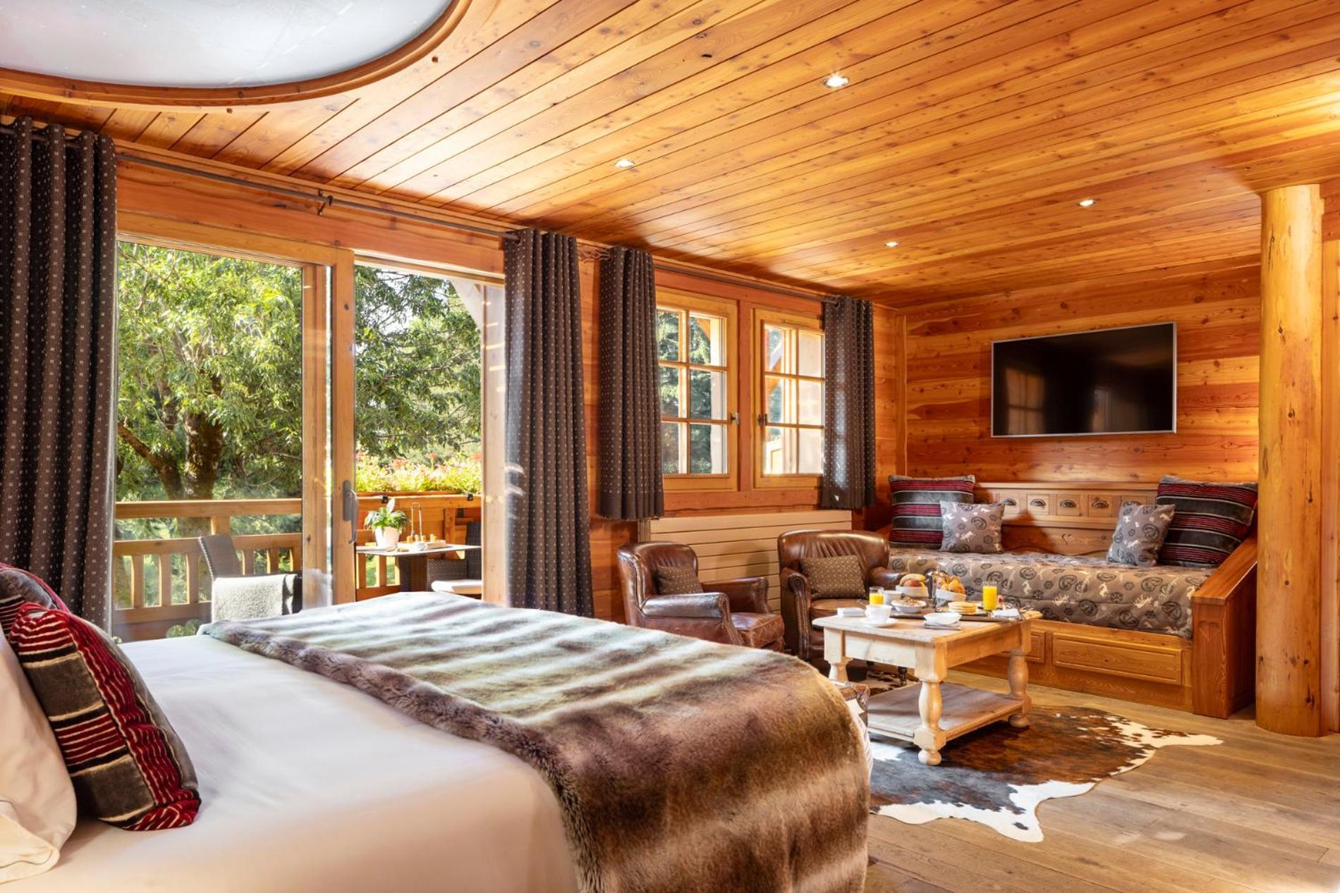 Hotel Chalet Mounier Лес дьо Алпс Екстериор снимка