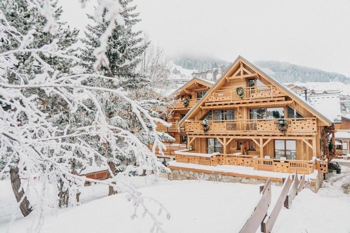 Hotel Chalet Mounier Лес дьо Алпс Екстериор снимка