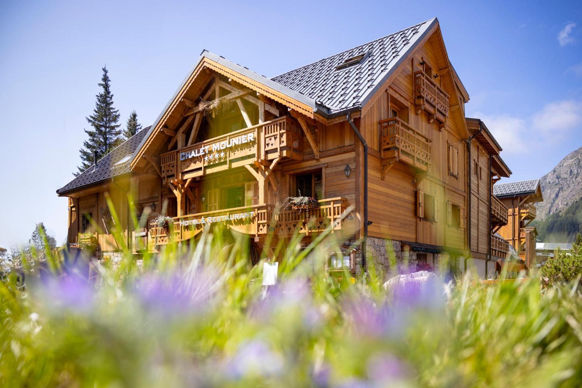 Hotel Chalet Mounier Лес дьо Алпс Екстериор снимка